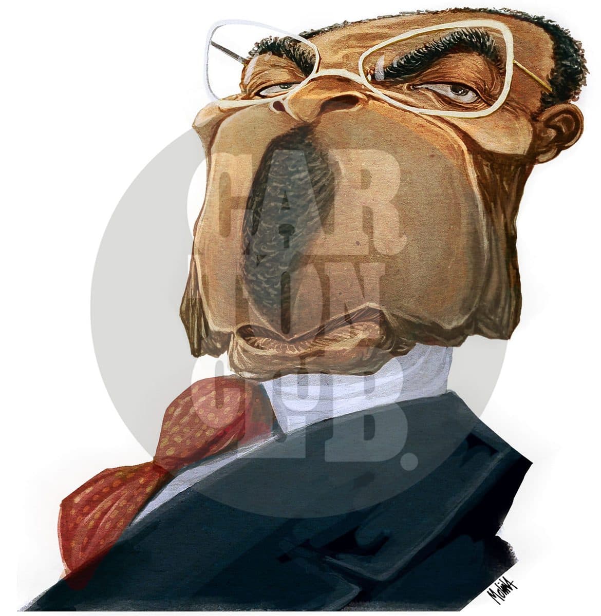 Robert Mugabe, cartón de PxMolina