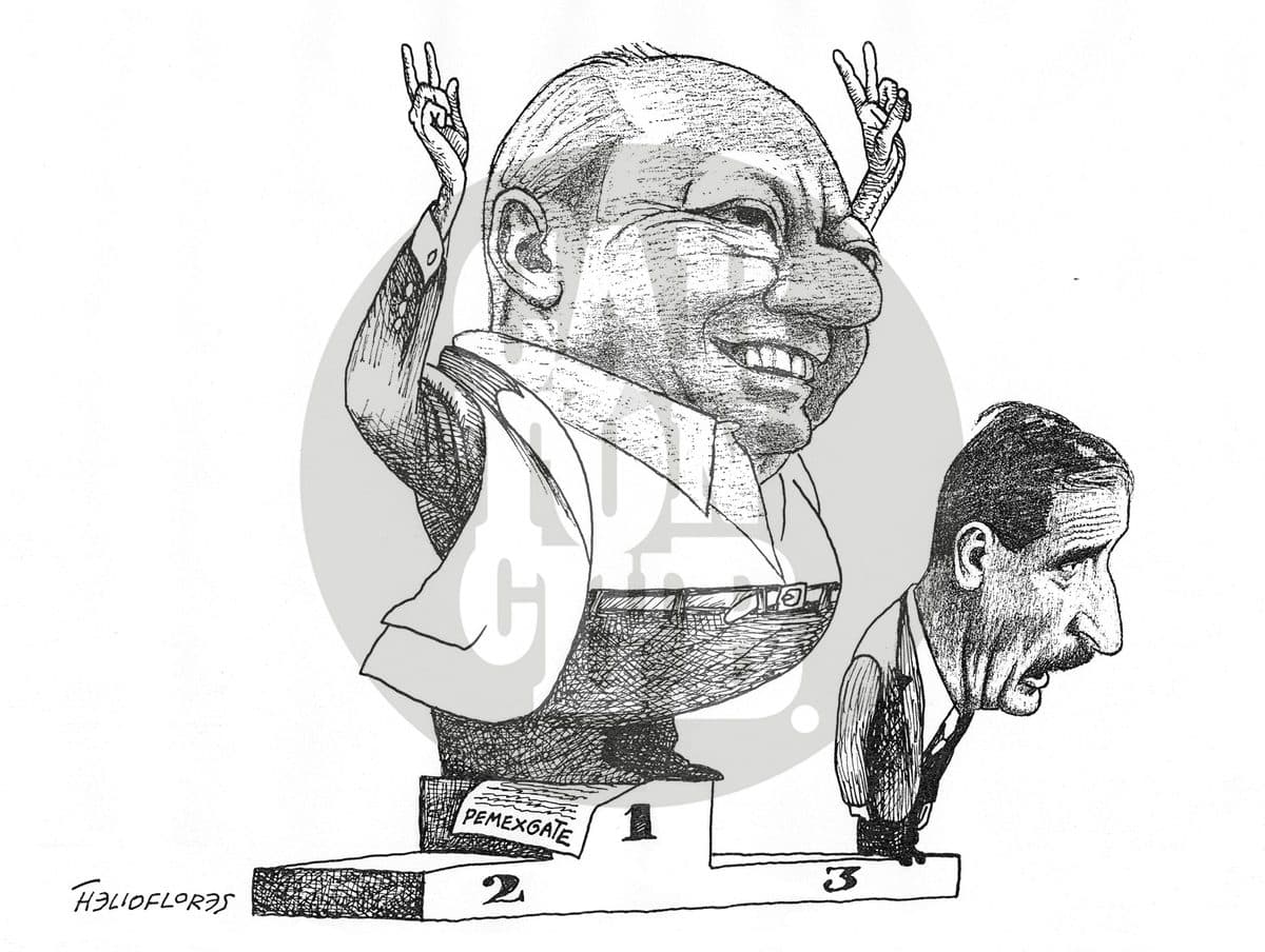 Romero D, cartón de Helio Flores