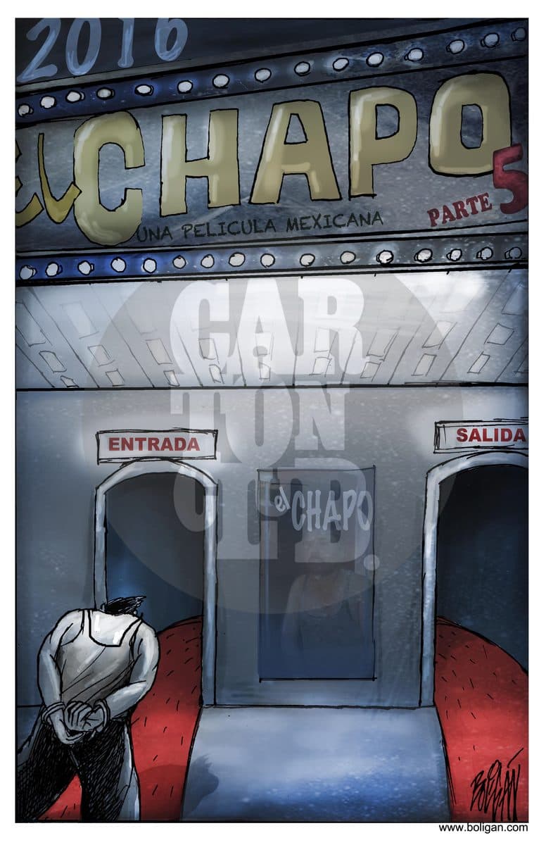 Saga mexicana, cartón de Ángel Boligán