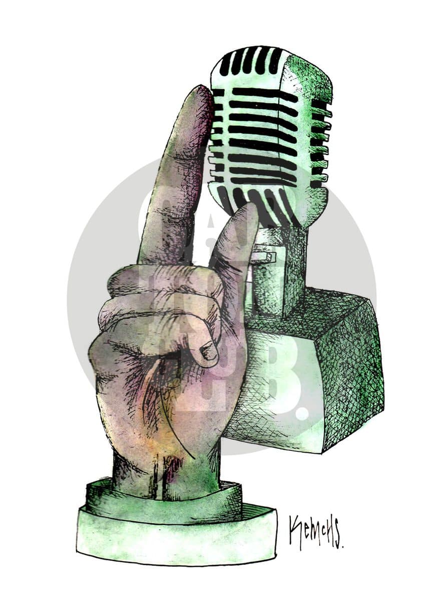 Silencio, cartón de Kemchs