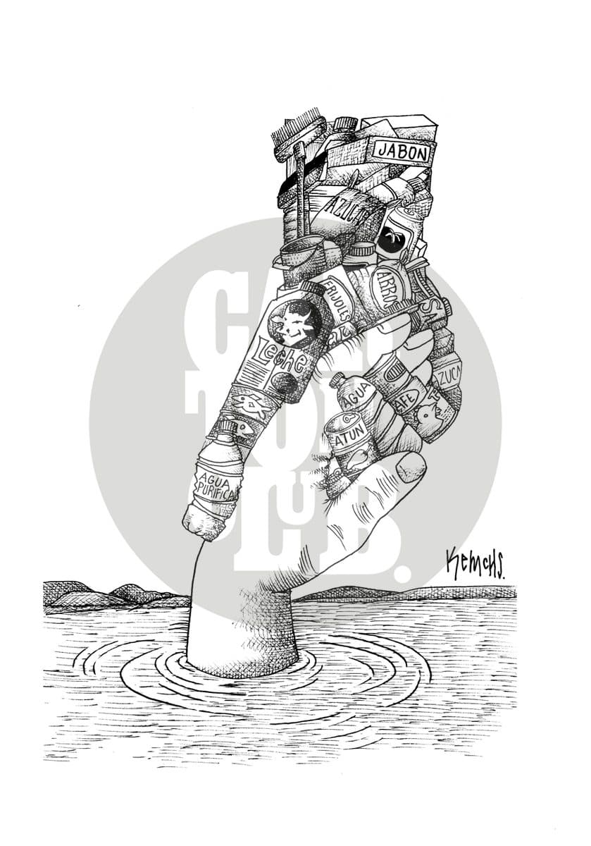 Solidaridad, cartón de Kemchs