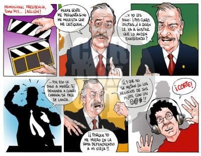Spot de Fox, cartón de Helguera