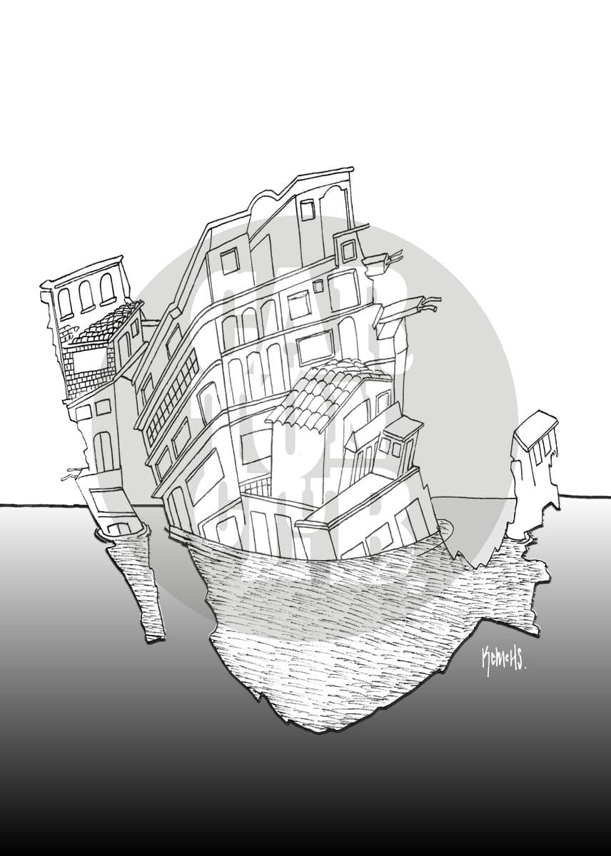 Sumergido, cartón de Kemchs