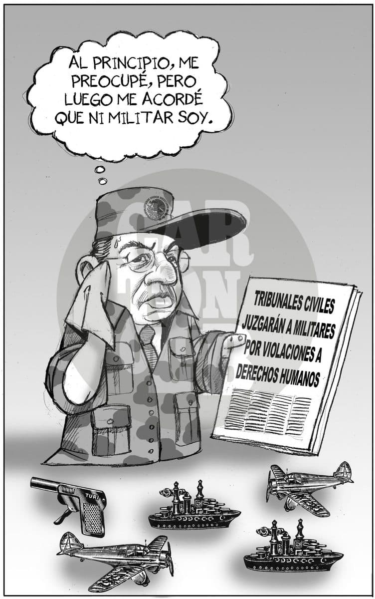 Todos los juguetes, cartón de El Fisgón