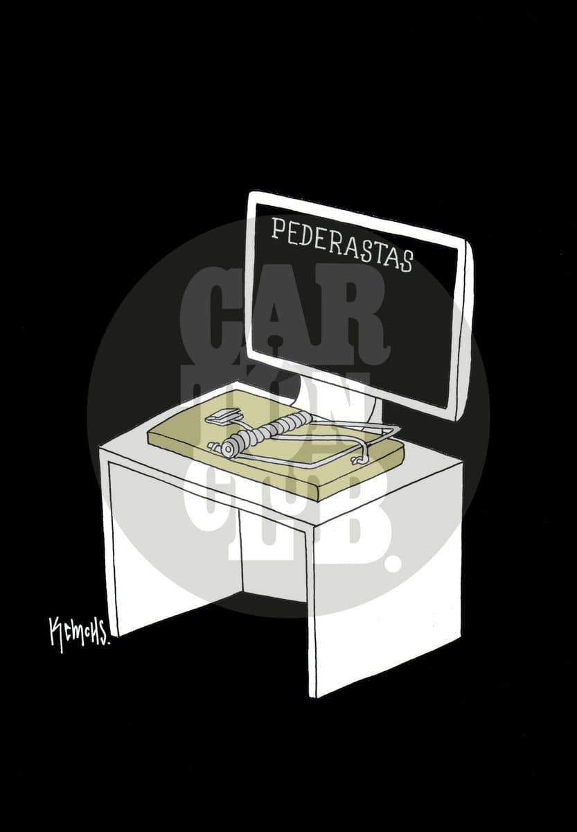 Trampa, cartón de Kemchs