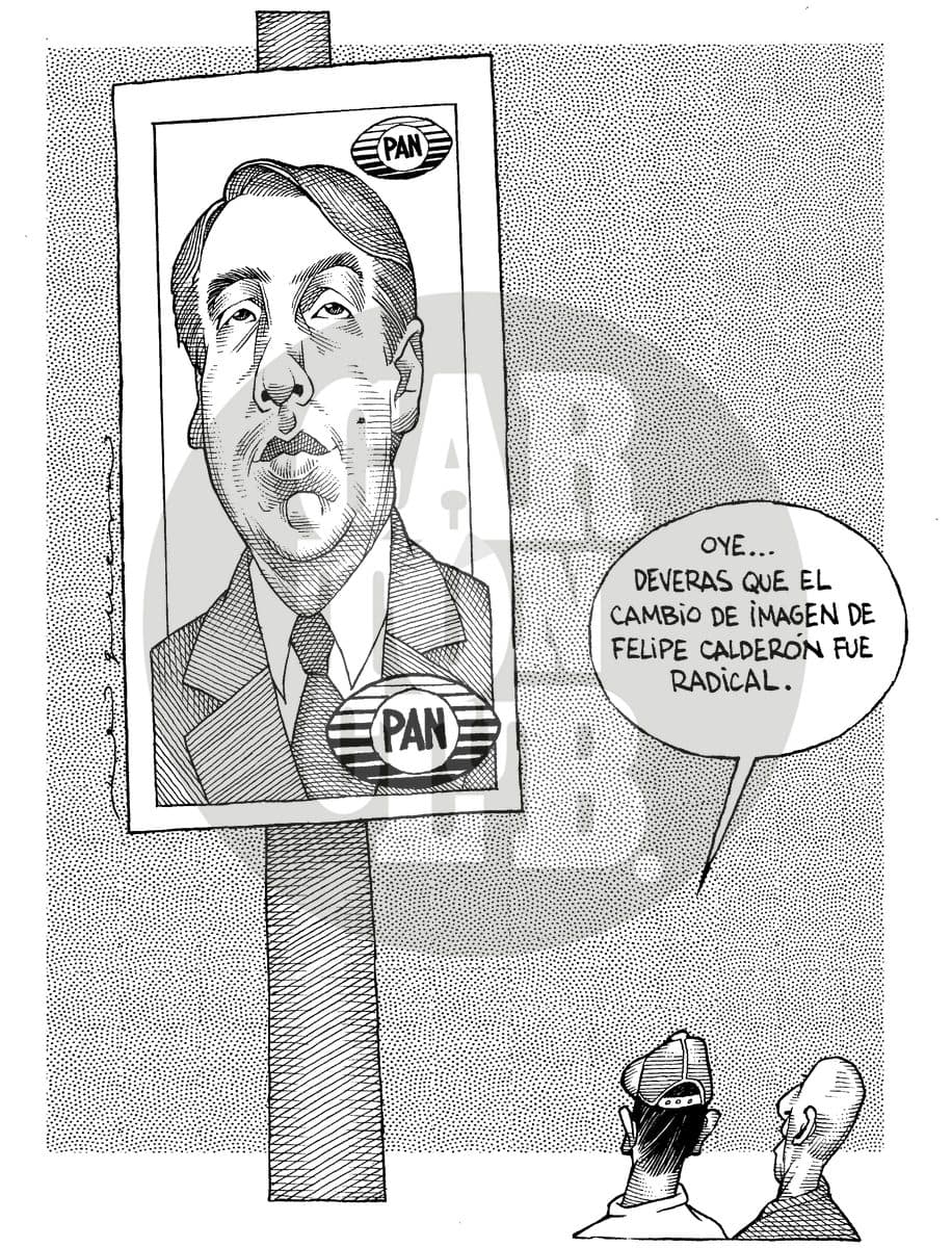 Trasformación, cartón de Helguera