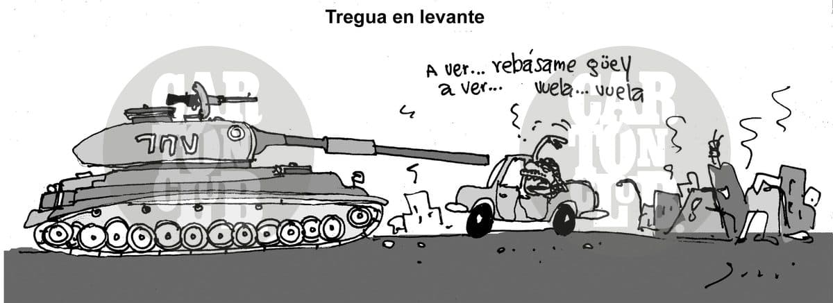 Tregua, cartón de Garci