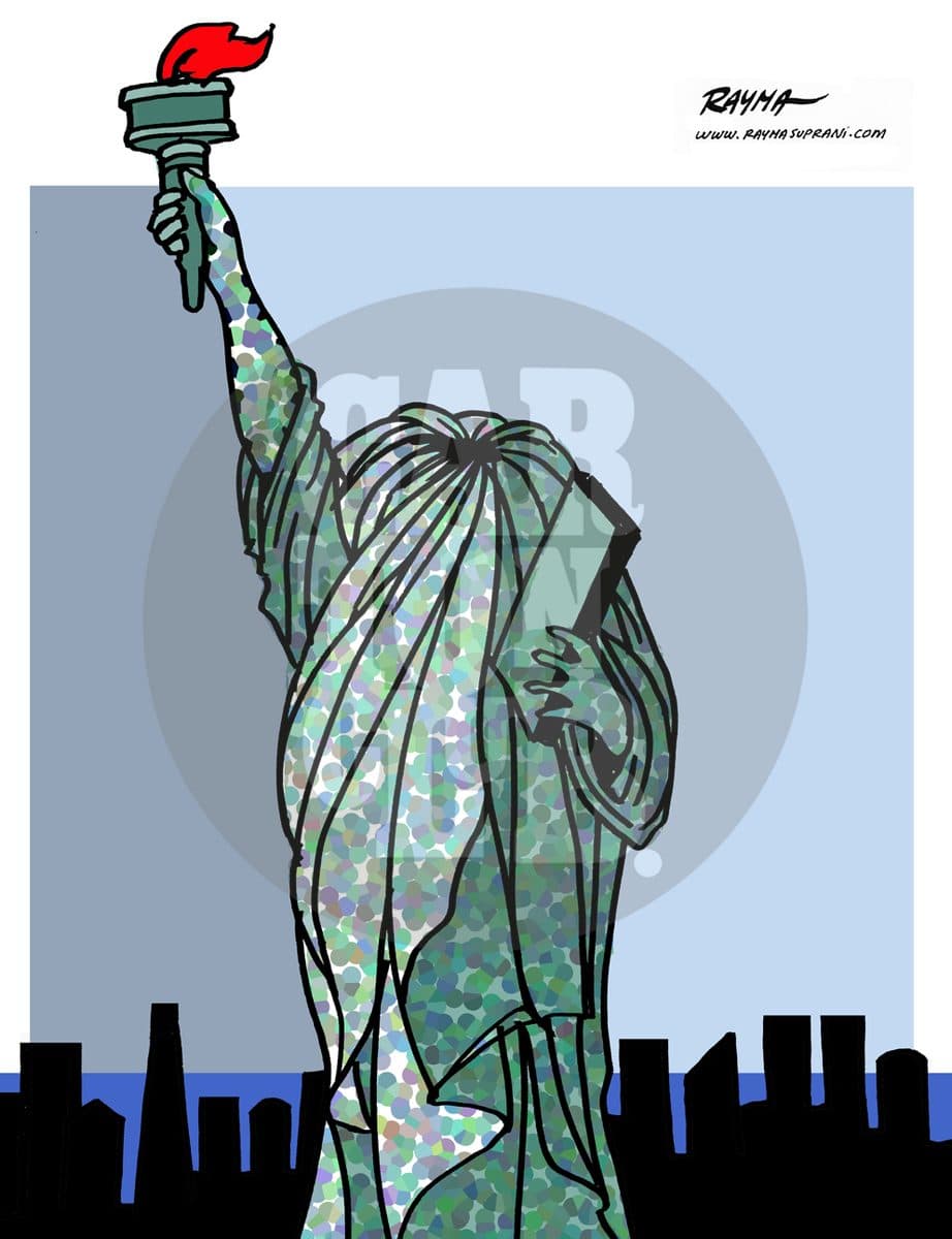 Trump effect, cartón de Rayma