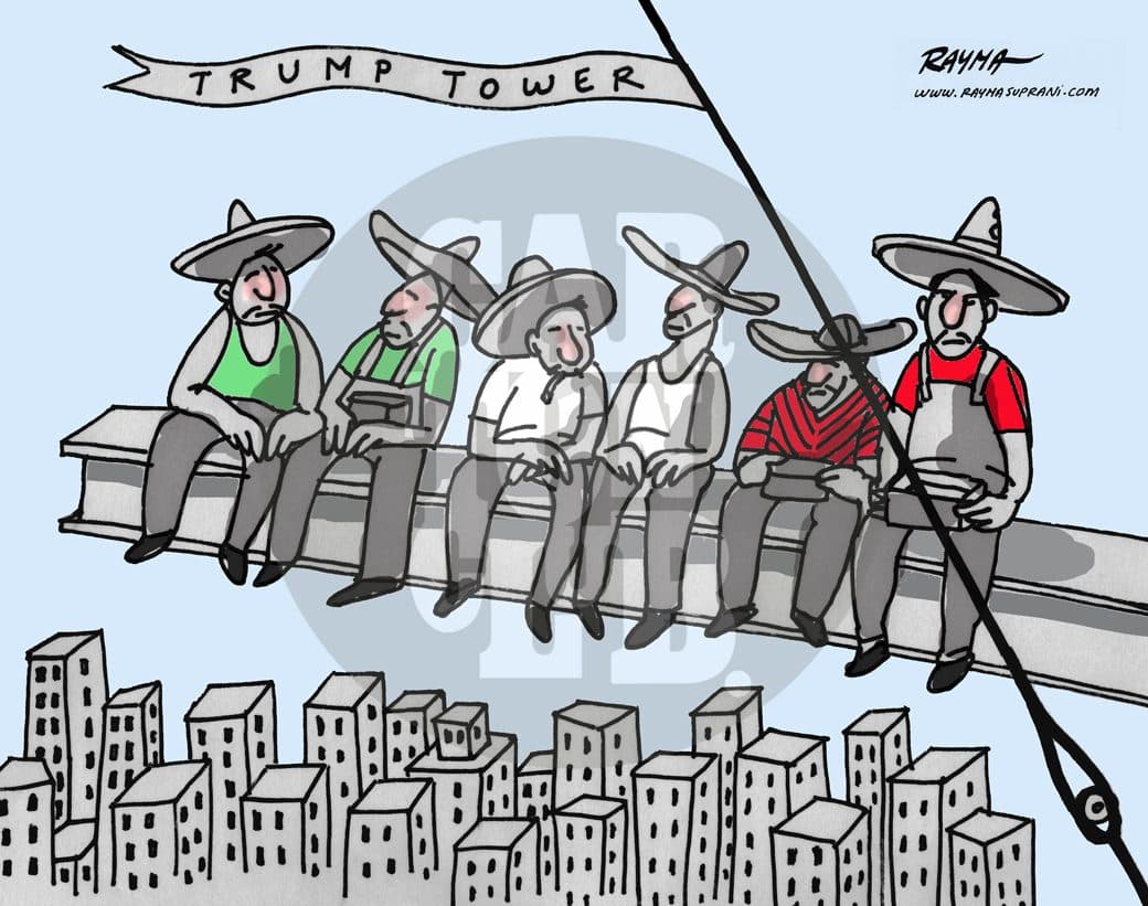 Trump Tower, cartón de Rayma