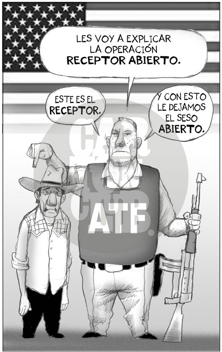 Una mas, cartón de El Fisgón