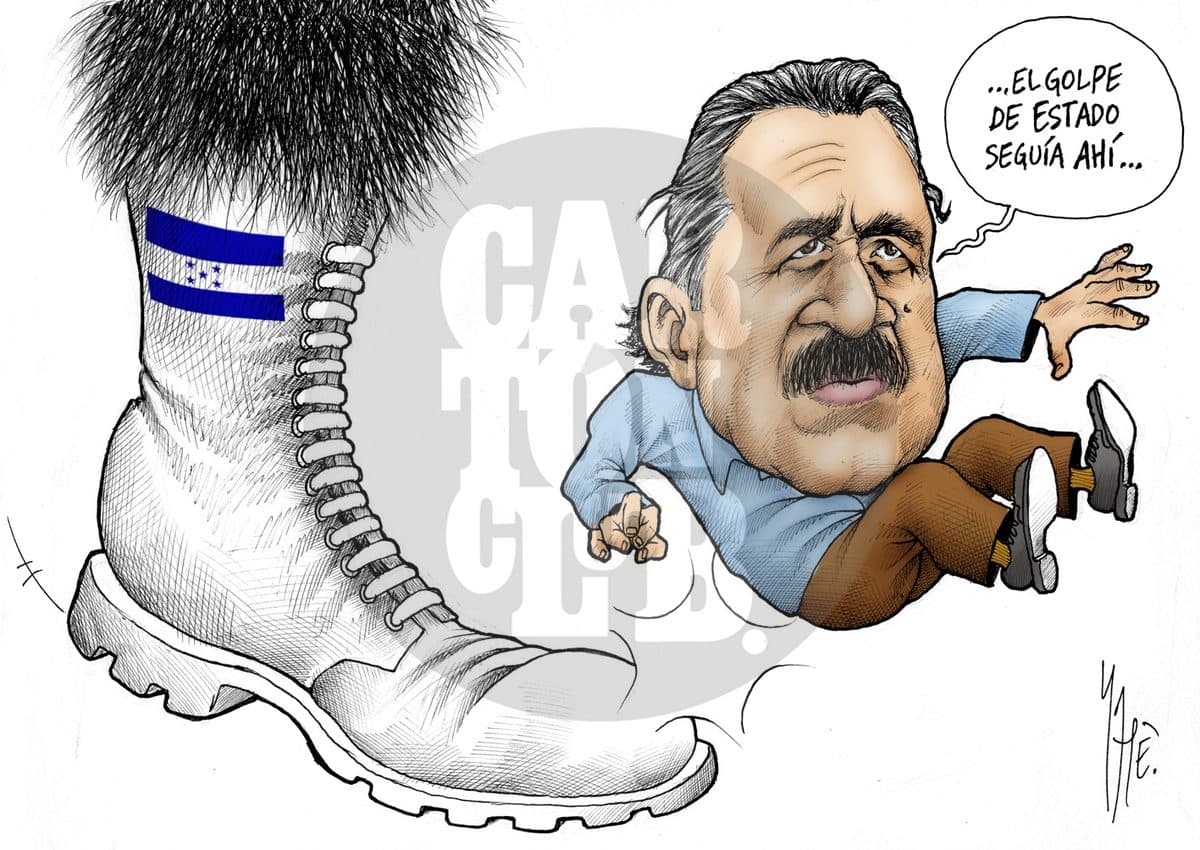 Y cuando despertó, cartón de Rapé